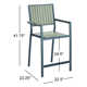 Limetta 41.75'' Outdoor Bar Stool