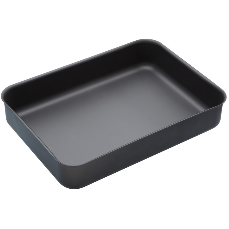 MasterClass Non-Stick Hard Anodised Roasting Pan, 6.5 cm H x 42 cm W x 31 cm D