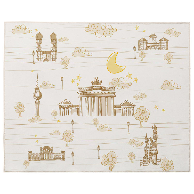 Israel 90cm L Cotton Playmat, Beige