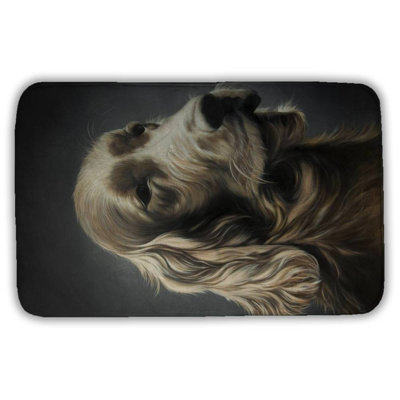 Field spaniel Bath Mat with Non-Slip Backing - Quick Dry Memory Foam Bathroom Rug - Absorbent - Modern Plush Spa-Style - Machine Washable