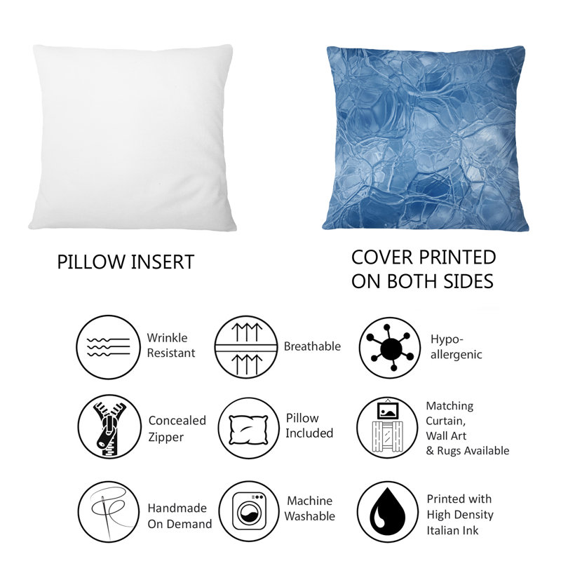 Abstract Throw Pillow