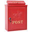 Cast Aluminum Wall Mounted Post Box-125152616