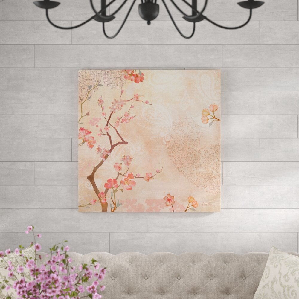 Leinwandbild Sweet Cherry Blossoms VI von Evelia Designs