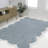 Alice Classic Cottage Two-Tone Scalloped Turquoise/Cream Indoor/Outdoor Rug-728477250