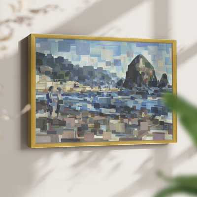 Evening in Cannon Beach - Reproduction encadrée - Restickable