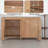 Multi-Functional Buffet Cabinet With Adjustable Storage Shelves, Distressed Finish Sideboard,Retro 4-Door Design And Cable Management-131635600