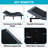 Amil Zero Gravity Pain Relieving Massaging Adjustable Bed with Wireless Remote, Bluetooth and App-847681835