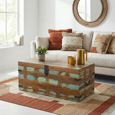 Bruning Solid Wood Coffee Table with Storage