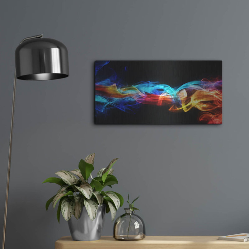 «Smokey Haze» par Luxe Metal Portfolio, H 12 po x l 24 po