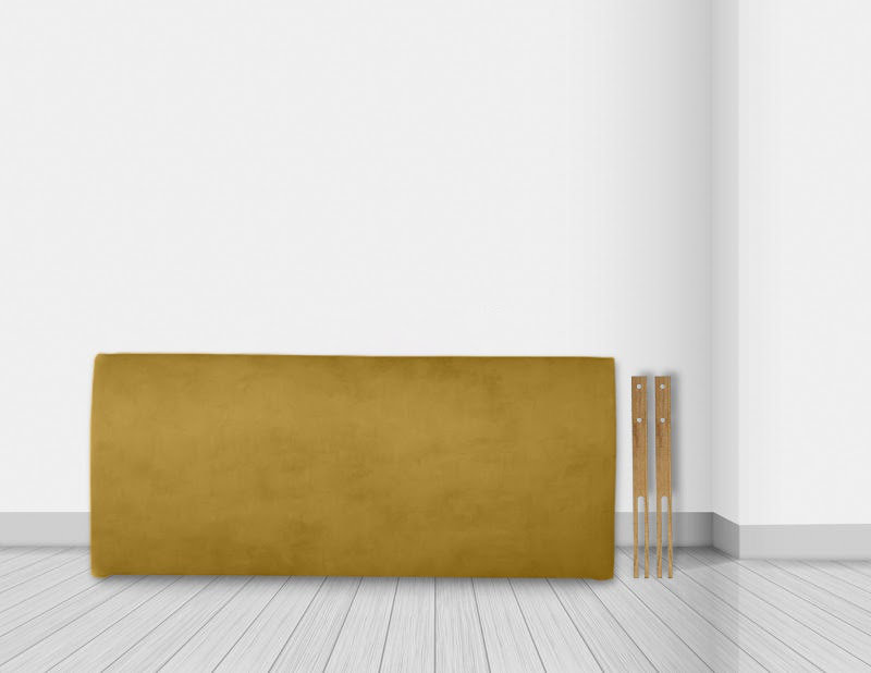 Godric Upholstered Headboard, Single (3'), Burnt Orange