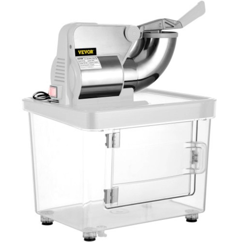 Concasseur à glace de grande capacité 110V, interrupteur de sécurité à deux pales 440LBS / H ETL 300W pour bar à domicile