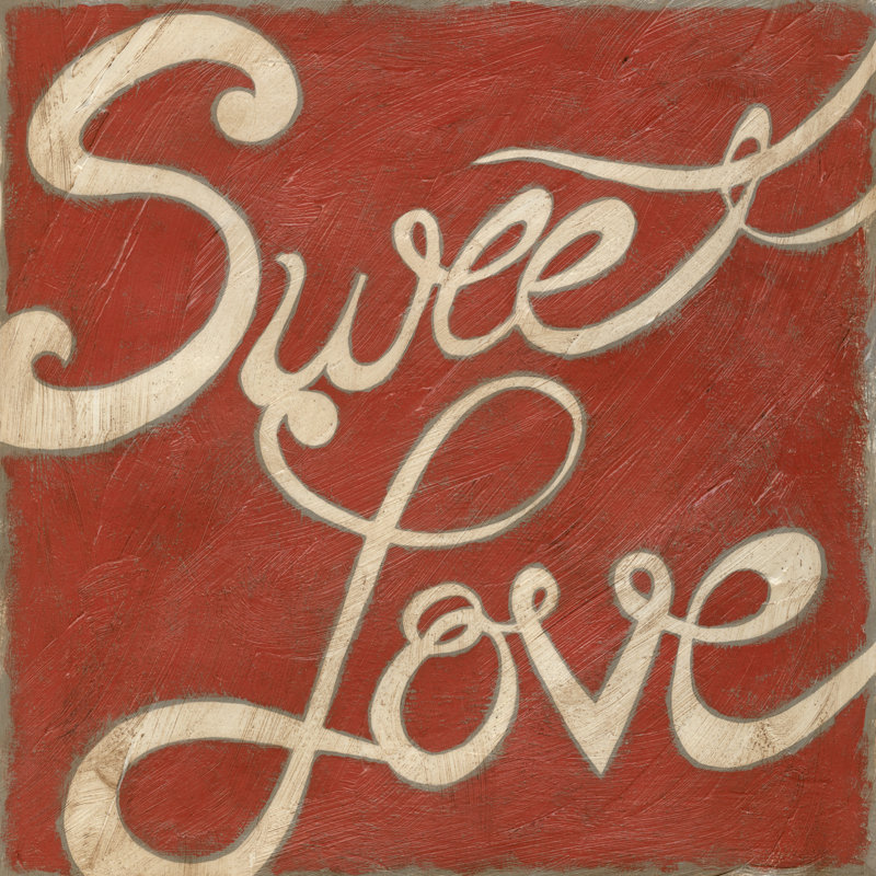 Sweet Love - Wrapped Canvas Print, 30cm H x 30cm W x 3.8cm D