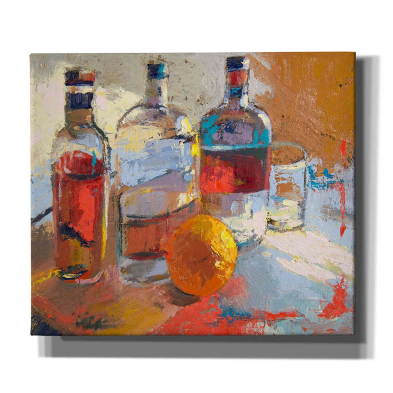 Epic Graffiti 'Bourbon LOrange' by Beth Forst, Gic " Bourbon L’Orange " Painting
