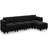 Upholstered Modular Sofa Sectional With Ottoman-1391795215