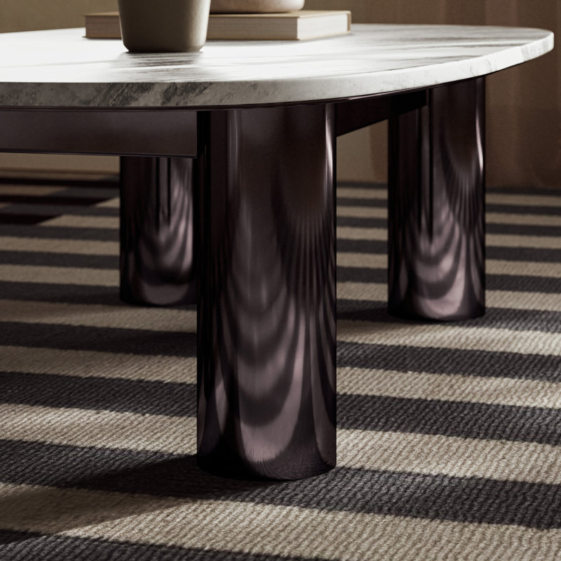 Marbelle - Elliott Coffee Table - Toronto Sand Marble Finish