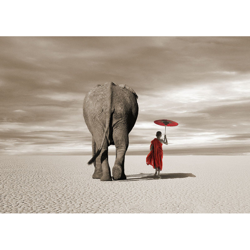3MR6144 In The Plains by Marc Moreau - Wrapped Canvas Print, 70cm H x 100cm W x 4cm D