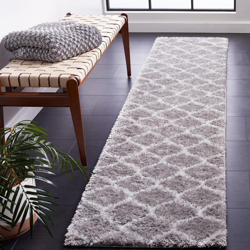 Fimmie Tahoe Shag Performance Geometric Rug, Runner 2' x 9'