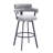 Kassy Swivel Full Back Linen Upholstered Metal Bar and Counter Stool -238596642-238596643