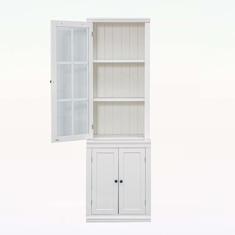 Vitrine polyvalente avec attrait élégant et rangement pratique