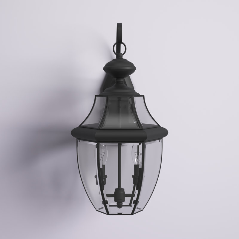 Alexavier Solid Brass Wall Light, Black, 20.25" H x 10.5" W x 10" D