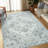 4x6ft Machine-washable Carpet, Cashmere-Look Rug with Non-Slip Backing and Durable Edging, Bohemian Style Rug Suitable for Living Room, Bedroom, Dining Room-782969668-785702117