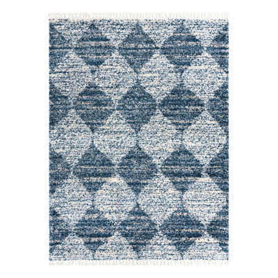 Serenity Shag Geometric Indoor Rug