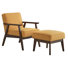 Berthiaume Upholstered Armchair with Ottoman