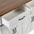 53.5" Farmhouse Kitchen Island With Power Outlet, Kitchen Storage Island With Drop Leaf, Spice Rack And Drawer, Rolling Kitchen Cart On Wheels, For Home, Kitchen And Dining Room