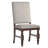 Gunnel 75.5-95.5" Extending Dining Set - Burnished Dark Oak Finish, Linen, 5-Piece Set-590077660