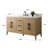 Chambery 60" Single Sink Bathroom Vanity with Engineered Marble Top-94811339-94811340