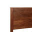 Cadre de lit simple en métal de taille XL, tête de lit avec décoration en bois, noir