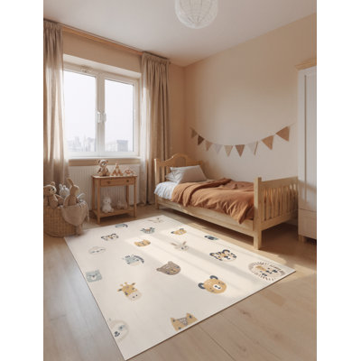 Hanse Home Kids Rug Tiny Zoo, Childrens Carpet, Kids Room, Motive Rug For Child