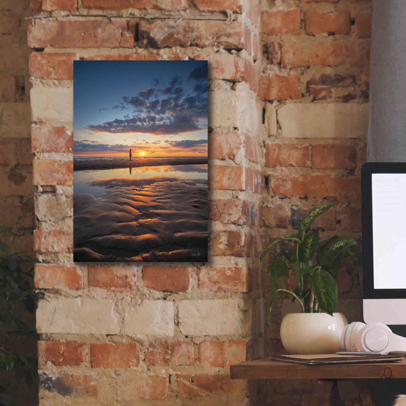 Collin Peaceful Sunset par Martin Podt - reproduction d'art sur toile tendue, H 18 po x l 12 po x P 0,75 po