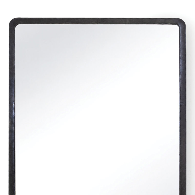 Knox Flat Leather Wall Mirror