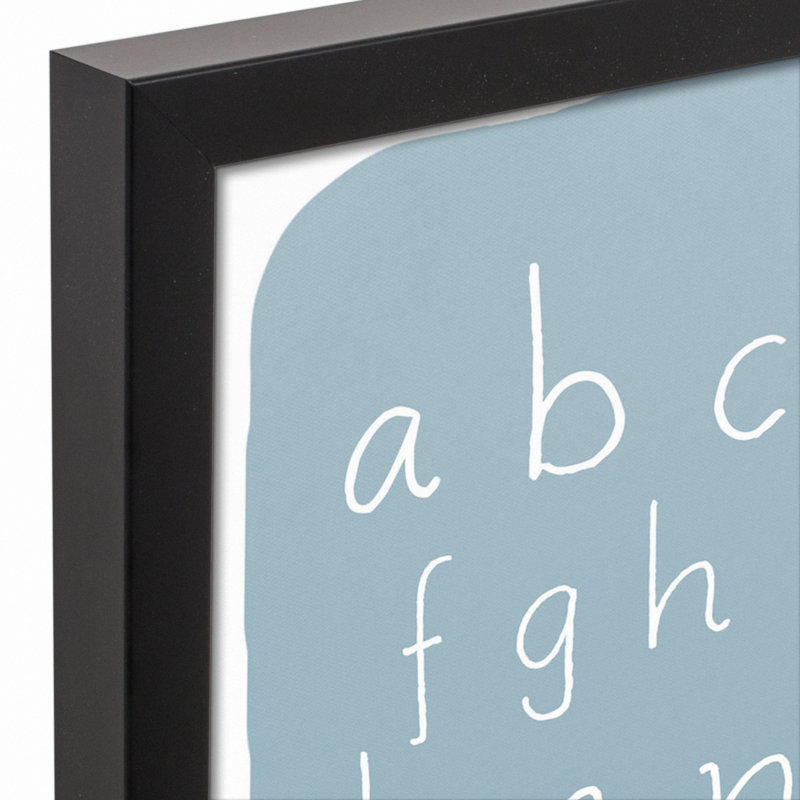 Art encadré ABC Blob, H 15,75 po x l 12,75 po x P 1,75 po