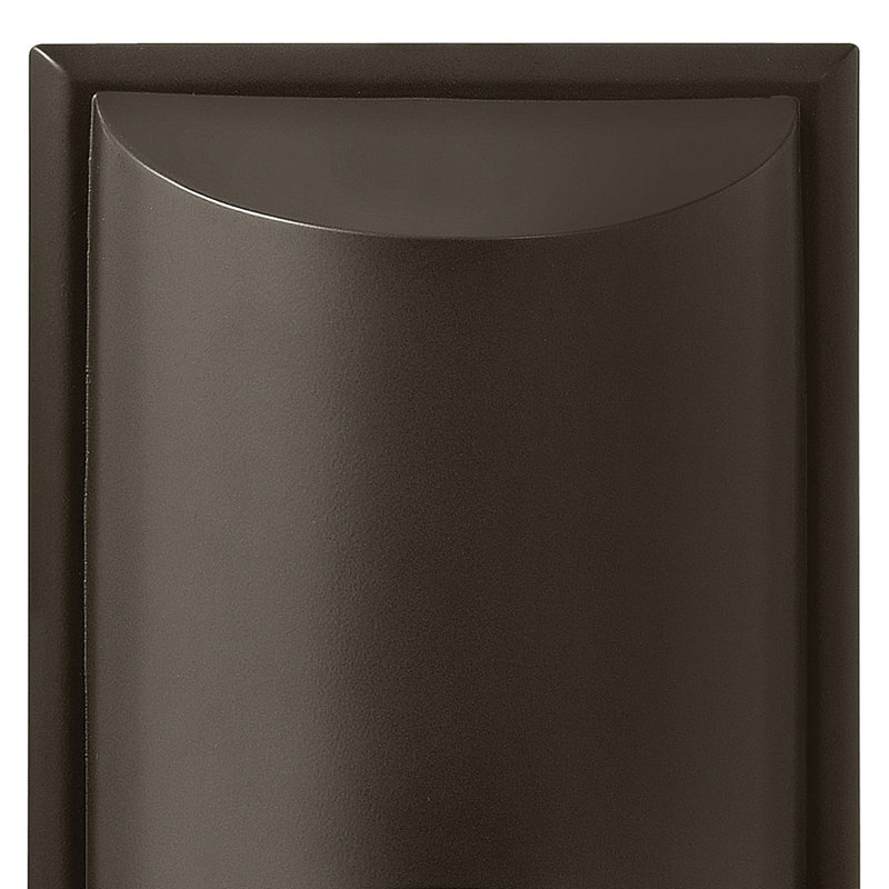 Plafonnier encastré d'extérieur Aurore, Bronze, Médium