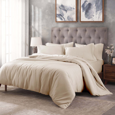 Lunete Egyptian Cotton Blend Modern & Contemporary Duvet Cover Set