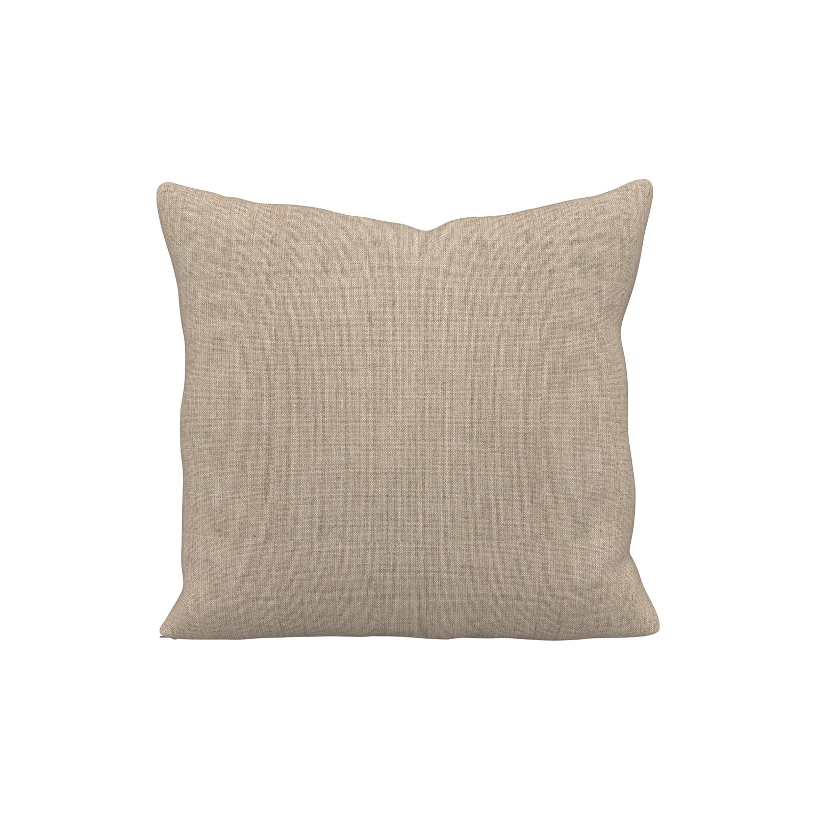 Indoor/Outdoor Throw Pillow, Square 24", Cast Ash Sunbrella® Plainweave