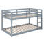 Low Profile Bunk Bed, with Dual Platforms and Ladder