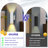 Outdoor Dusk-To-Dawn Sensor Wall Lights - IP65 Waterproof Aluminum Design-1016578385-1024097491