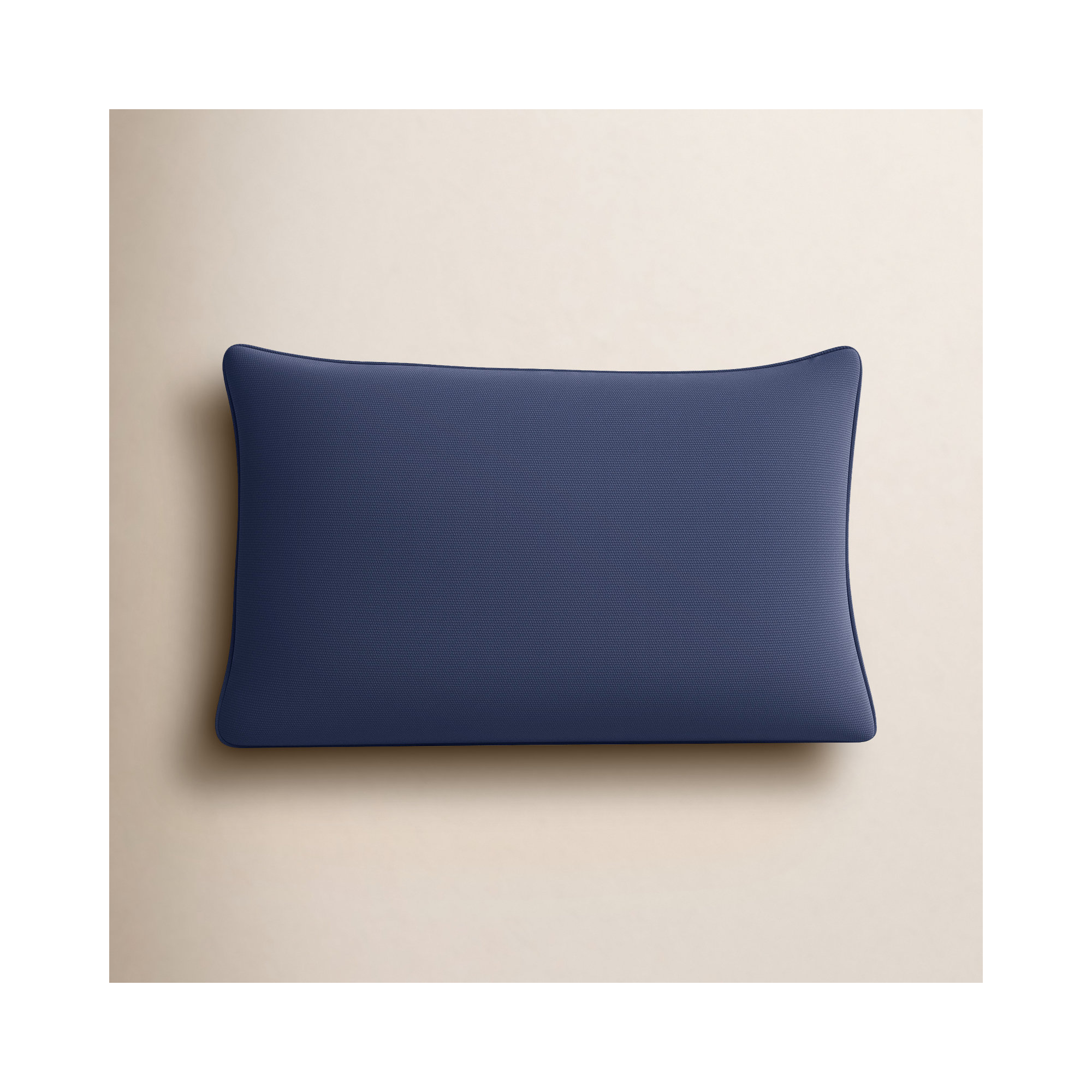 Annata Sunbrella® Indoor/Outdoor Lumbar Throw Pillow, Navy