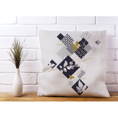 Samaire Abstract Square Cushion