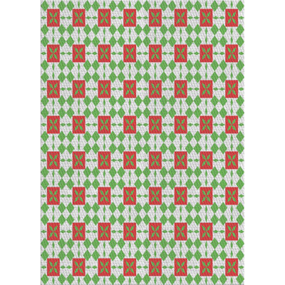 Tapis de la zone verte en laine touffeté à la main Bickerstaff