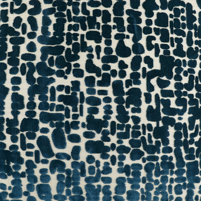 Leah Pillow Cover & Insert, Lapis, Square 20"
