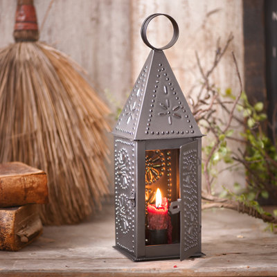 11.75'' H Metal Tabletop Lantern
