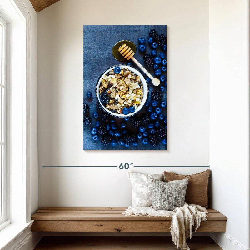 Yarlin Nutritious Dark Berries, 45" H x 30" W