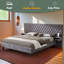 Lit plateforme avec tête de lit, lit plateforme tapissier moderne en velours avec 2 tables de chevet-1641240278-1641240280