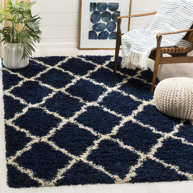Tapis à poils longs Alonnah, Rectangle 4 pi x 6 pi