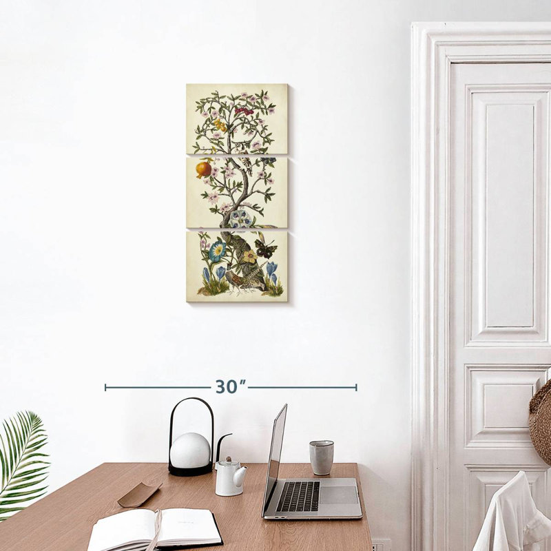 Chinoiserie Natura I, H 27 po x l 12 po