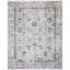 Hand-Knotted High-Quality Silver and Black Area Rug
